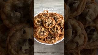 10 minute chocolate chip cookies easyrecipe cookies [upl. by Aneleh]