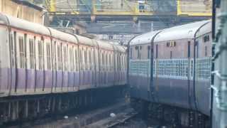 Departing From Mumbai  Mandovi Express [upl. by Naerda]