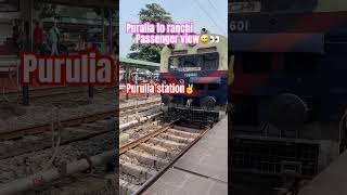 Purulia to ranchi 🚃👀 arjitsinghmashup viralvideo train shortvideo travel shorts love sad [upl. by Junji75]