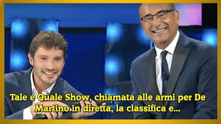 Tale e Quale Show chiamata alle armi per De Martino in diretta la classifica e [upl. by Belita]