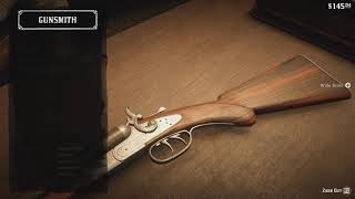 Red Dead Redemption 2 Customizing The Rolling Block Sniper Rifle Early Early In Chapter 2 [upl. by Benedikt]