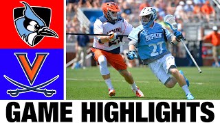 2 Virginia vs 8 Johns Hopkins Lacrosse Highlights  2024 College Lacrosse  NCAA Lacrosse [upl. by Anavahs537]