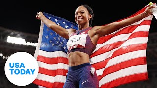 Allyson Felix opens nursery for Olympic Village  USA TODAY [upl. by Yur]