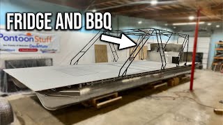 Building My Dream Yacht From Scratch Pt 15  BBQ AND FRIDGE [upl. by Elleirb962]