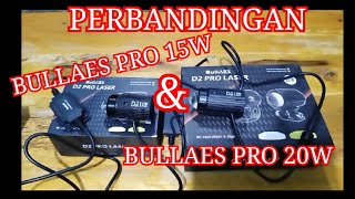 PERBANDINGAN BULLAES PRO 15WATT DAN 20WATT [upl. by Carlile275]