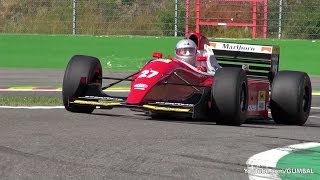 Ferrari F93A F1 ex Jean Alesi  V12 Screaming Engine Sounds [upl. by Kcirdec473]