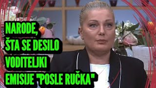 GDE JE NESTALA VODITELJKA EMISIJE quotPOSLE RUČKAquot ISPLIVALI NEPOZNATI DETALJI O JOVANI GRGUREVIĆ [upl. by Alcus]