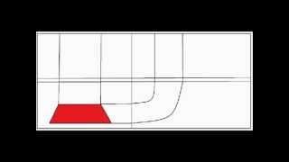 Proiezione ortogonale Trapezio Isoscele con Paint [upl. by Analihp]