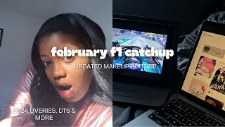 ✰ february f1 catchup  updated skincare routine [upl. by Heise709]