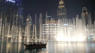 Dubai dancing fountain to the expo 2020 song quotThis is our timequot [upl. by Oiramel]