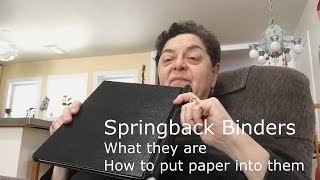 Springback Manuscript Binders [upl. by Rondi]