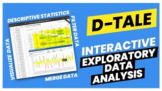 How to quickly explore data in Python using the DTale library [upl. by Arrotal]