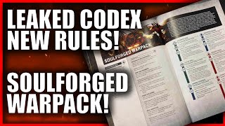 Soulforged Warpack NEW RULES reviewed from Chaos Space Marines [upl. by Toomay248]