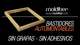 Bastidores automontables La solución práctica para montar tus lienzos [upl. by Jephthah]