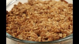 Apple Crumble  Sanjeev Kapoor Khazana [upl. by Hartill429]