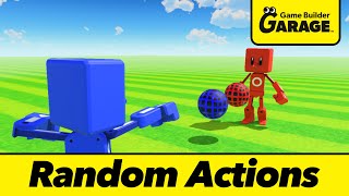 Lets Create a Random Action AI in Game Builder Garage [upl. by Yditsahc]