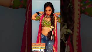 DIY Navratri dress shiva navratri outfit garba durgapooja dandiyadress dandiya latest virl [upl. by Wilsey]