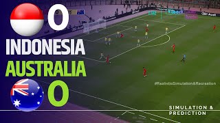 Sorotan Indonesia 00 Australia  Kualifikasi dunia 2026  eFootball simulasirekreasi [upl. by Ameekahs]