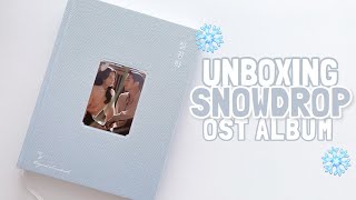 Unboxing Snowdrop OST Album Photobook  Polaroid  Film Photo [upl. by Sitnik]