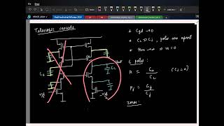 Lecture 121 Poles amp zeros in a cascode and telescopic cascode OTA [upl. by Aliuqa]