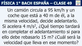 49 MOVIMIENTOS RECTILÍNEOS Ejercicio 5 [upl. by Elayne]