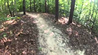 Anniston AlabamasColdwater Mountain Bike Trail mountain biking [upl. by Nylaras955]