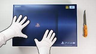 PS4 Pro quot500 MILLIONquot Limited Edition Unboxing 2TB Playstation 4 Console [upl. by Cnahc]