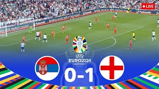 SERBIA vs ENGLAND  GROUP C UEFA EURO 2024 FULL MATCH [upl. by Gutow]