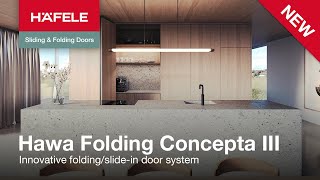 Hawa Folding Concepta III  Innovative FoldingSlideIn door system [upl. by Hctub]