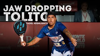 MustSee Tolito Aguirre Padel Skills [upl. by Joed]