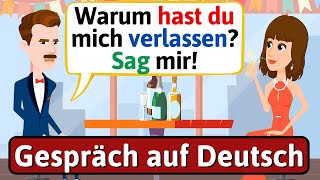 DEUTSCH LERNEN Verliebtes Pärchen Deutsch lernen mit Dialogen Gespräch auf Deutsch  LEARN GERMAN [upl. by Helmut]