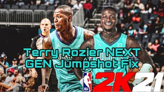 NBA 2K21 NEXT GEN Terry Rozier Jumpshot and signature Styles Fix [upl. by Moskow]