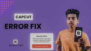 Security notice Download in app store capcut error 🤫capcut errorfix Tcpstudio version 1160🧑‍💻 [upl. by Edrahs127]