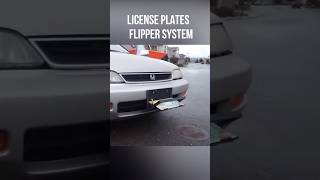 License Plate Flipper  Like James Bond  viral [upl. by Lucina]