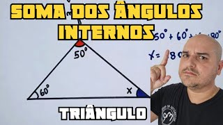 Soma dos ângulos internos de uma triângulo [upl. by Alejo36]