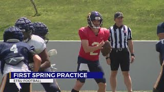 ETSU’s spring football practice starts Monday [upl. by Essirahs]