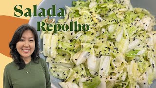 SALADA DE REPOLHO ORIENTAL  Simples e rápida de preparar e muito crocante [upl. by Theodor]