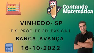 Correção de Matemática  PS de Vinhedo  AVANÇA [upl. by Padraig]