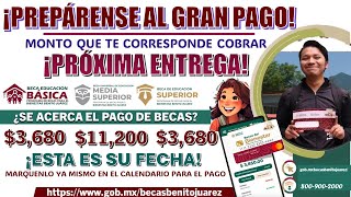 🥳💥¡PREPARADOS AL GRAN PAGO🥳💥 ENTREGAS DOBLES EN ESTA FECHA 🚨🤯¿¡TAN PRONTO TOCA COBRAR MI BECA🚨🤯 [upl. by Kelcy]