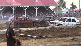 Hartford fair croton ohio demolition derby 2013 simi mod heat 1 [upl. by Maison]