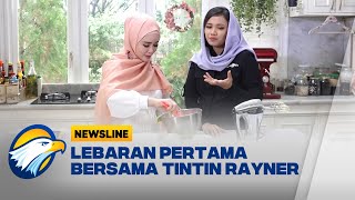 Momen Rayakan Lebaran Pertama Tintin Rayner [upl. by Allerym21]