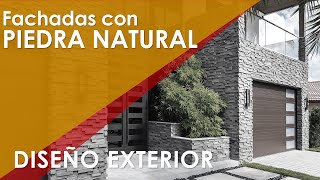 12 FACHADAS CON PIEDRAS NATURALES Uso beneficios y ventajas de la piedra natural en las fachadas [upl. by Thibaud394]