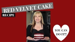 How to make a RED VELVET CAKE l Recipe l Tutorial [upl. by Gudren]