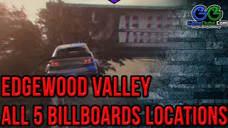 Need For Speed Heat Edgewood Valley Billboards Locations  NFS 2019 Collectibles  PS4  Xbox  PC [upl. by Fine]