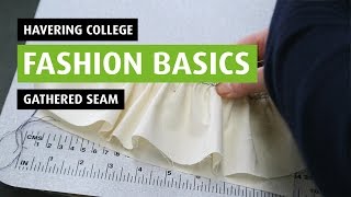 HOW TO Stitch a gathered seam [upl. by Marlena]