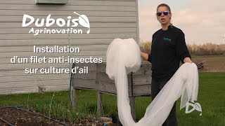 Installation filet antiinsectes  Dubois Agrinovation [upl. by Ycnalc]