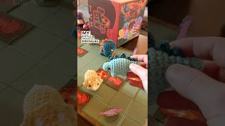 My new craftable dinosaur game Lava Run crochet boardgames crafts [upl. by Luht]