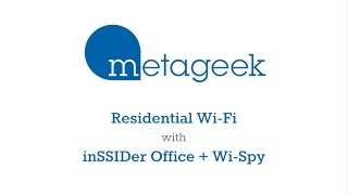 Managing Home WiFi with MetaGeek inSSIDer Office and WiSpy [upl. by Anyel]