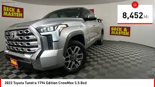 2022 Toyota Tundra Houston TX NX006145 [upl. by Allegna689]