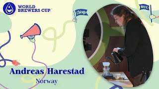 Andreas Harestad Norway  2024 World Brewers Cup Championship  Round 1 [upl. by Notrub]